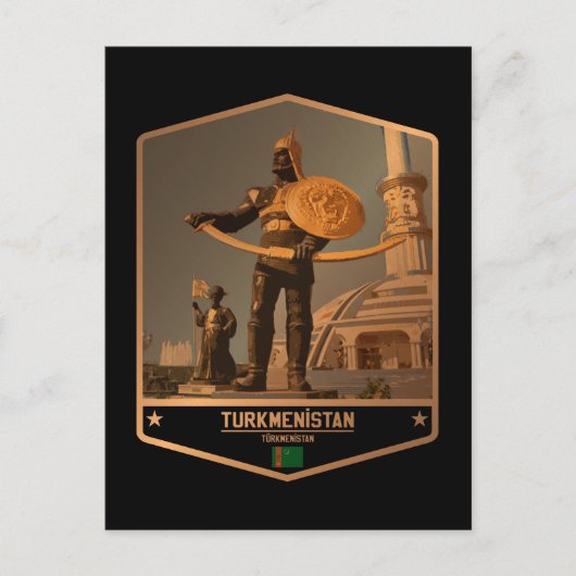 トルクメニスタン ポストカード (正面)