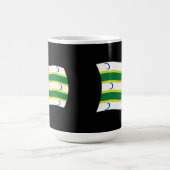 トルクメンの旗マグカップ コーヒーマグカップ (中央)