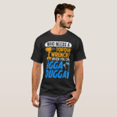 トルクレンチ ユガドゥガ ミーム 整備士 監督 Tシャツ (正面フル)