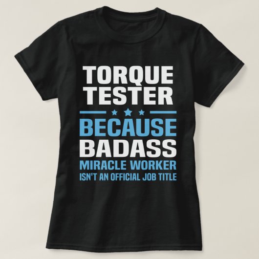 トルク試験機 Tシャツ (デザイン正面)
