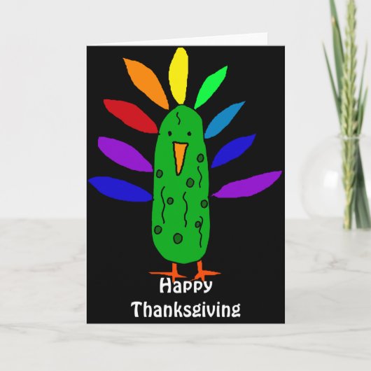 トルコおもしろいピックサンクスギビング漫画 シーズンカード (正面)