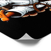 トルコおもしろい感謝空手柔道武術術 ポスター (角)