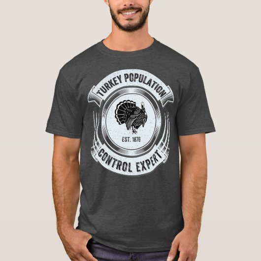 トルコおもしろい狩りレジェンドハンターファーザーギフト Tシャツ (正面)