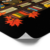 トルコおもしろい読の図書室のブックミズ感謝していー ポスター (角)