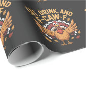 トルコおもしろい食べドリンク及びF-Caw-Fコーイング ラッピングペーパー (ロールコーナー)