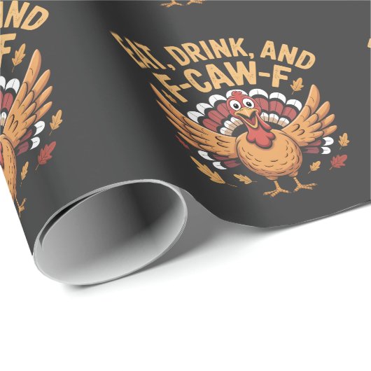 トルコおもしろい食べドリンク及びF-Caw-Fコーイング ラッピングペーパー (ロールコーナー)