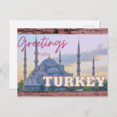トルコからの挨拶 シーズンポストカード (正面/裏面)