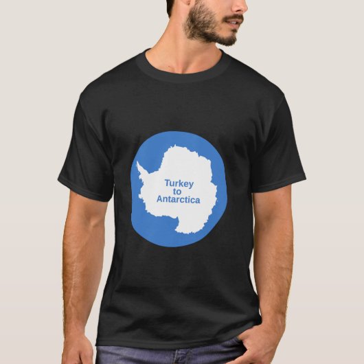 トルコから南極へ Tシャツ (正面)