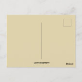 トルコがカボチャのカートに子供を引っ張る感謝祭 ポストカード (裏面)