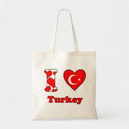 トルコが大好き トートバッグ (正面)
