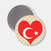 トルコが大好き マグネット (正面/裏面)