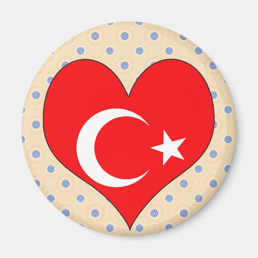 トルコが大好き マグネット (正面)