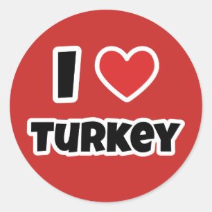トルコが大好き ラウンドシール