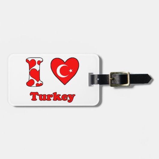 トルコが大好き ラゲッジタグ (正面横)