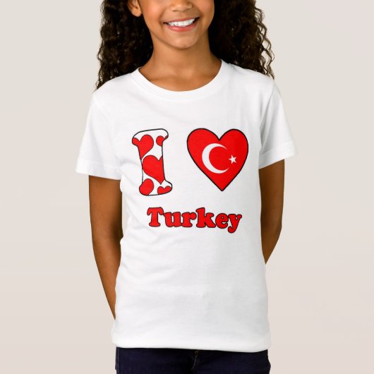 トルコが大好き Tシャツ (正面)