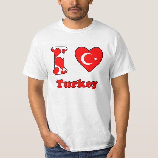 トルコが大好き Tシャツ (正面)