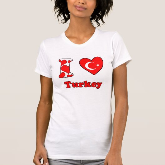 トルコが大好き Tシャツ (正面)
