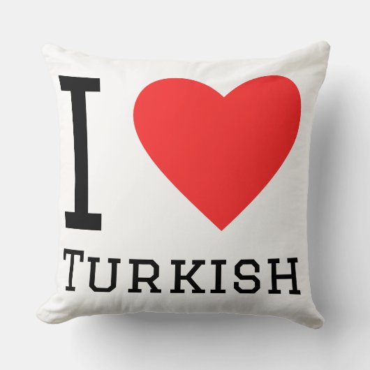 トルコが好き クッション (正面)