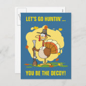 トルコが感謝祭の夕食を人質に シーズンポストカード (正面/裏面)