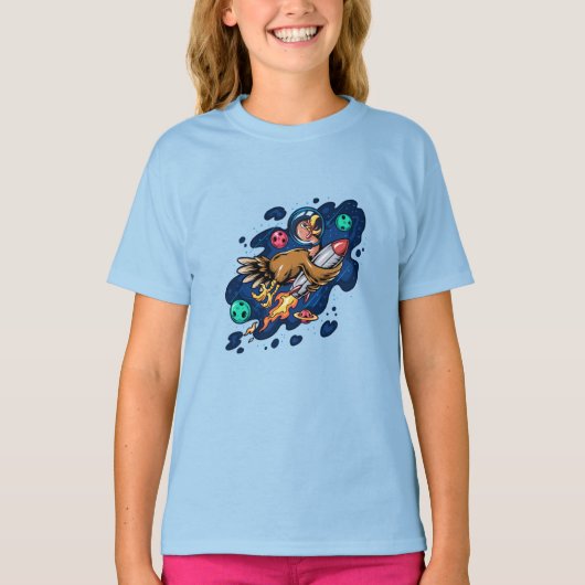 トルコが高速Tシャツで宇宙ロケットに乗る Tシャツ (正面)