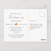 トルコって？無邪気な猫の感謝状はがき ポストカード (裏面)