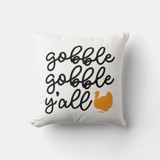 トルコでゴブルY'all クッション (正面)