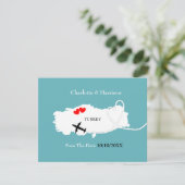 トルコで海外挙式　保存日付のお知らせ セーブザデート (スタンド正面)