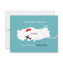 トルコで海外挙式　保存日付