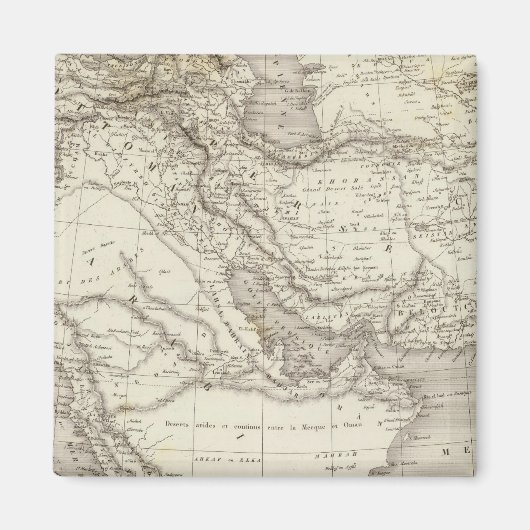 トルコとアラビア マグネット (正面)