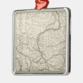トルコとギリシャの地図 メタルオーナメント (左)