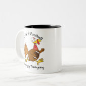 トルコとサッカー ツートーンマグカップ (正面左)