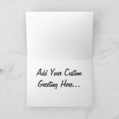 トルコとジェットパック – Thanksgivingおもしろいカード シーズンカード (内部)