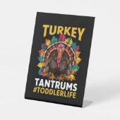 トルコとタントラムトドラーライフ感謝祭 台座サイン (正面)