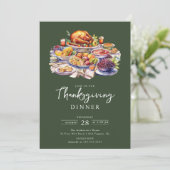 トルコとフィックスディナーサンクスギビング 招待状 (スタンド正面)