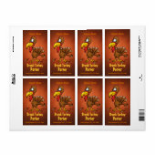 トルコとホムビールラベおもしろいル ラベル (フルシート)