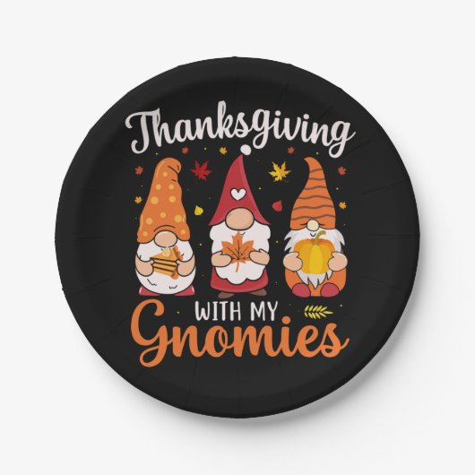 トルコと夏の紅葉for thanksPaperプレート ペーパープレート (正面)