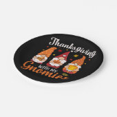 トルコと夏の紅葉for thanksPaperプレート ペーパープレート (アングル)