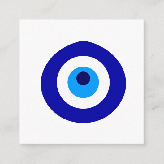 トルコのお守りはNazarを呼びました エンクロージャーカード (正面)