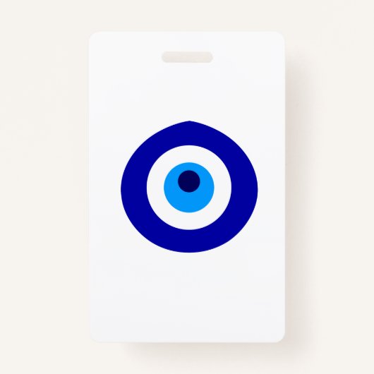 トルコのお守りはNazarを呼びました バッジ (正面)