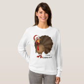 トルコのかわいい菜食主義のワイシャツ-十代の若者たち及びレディース Tシャツ (正面フル)