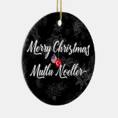 トルコのアメリカの二か国語の休日の装飾 セラミックオーナメント (右)