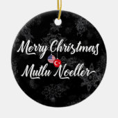 トルコのアメリカの二か国語の休日の装飾 セラミックオーナメント (正面)