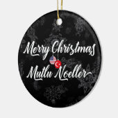 トルコのアメリカの二か国語の休日の装飾 セラミックオーナメント (左)