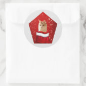 トルコのアンゴラのクリスマスシール ラウンドシール (バッグ)