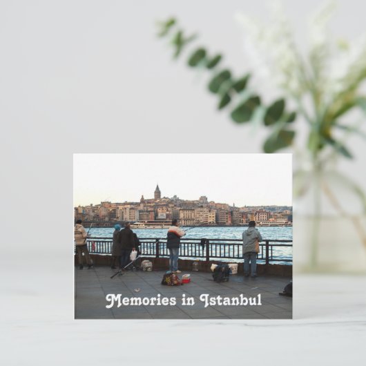 トルコのイスタンブールおみやげポストクロッシング用はがき ポストカード (スタンド正面)