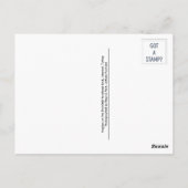 トルコのイスタンブールおみやげポストクロッシング用はがき ポストカード (裏面)