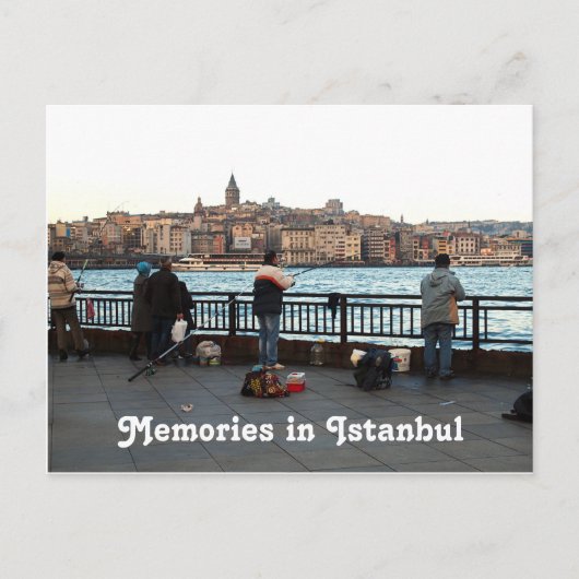トルコのイスタンブールおみやげポストクロッシング用はがき ポストカード (正面)
