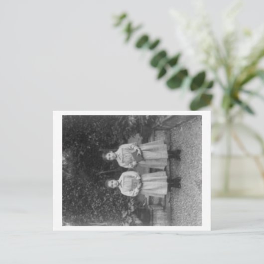 トルコのイスタンブールの私立学校の女の子 ポストカード (スタンド正面)