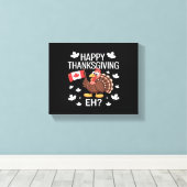 トルコのオーバーサイズTシャツ キャンバスプリント (インサイチュ (ウッドフロア))