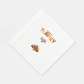 トルコのオーブン – 感謝妊娠の発表 スタンダードランチョンナプキン (角)